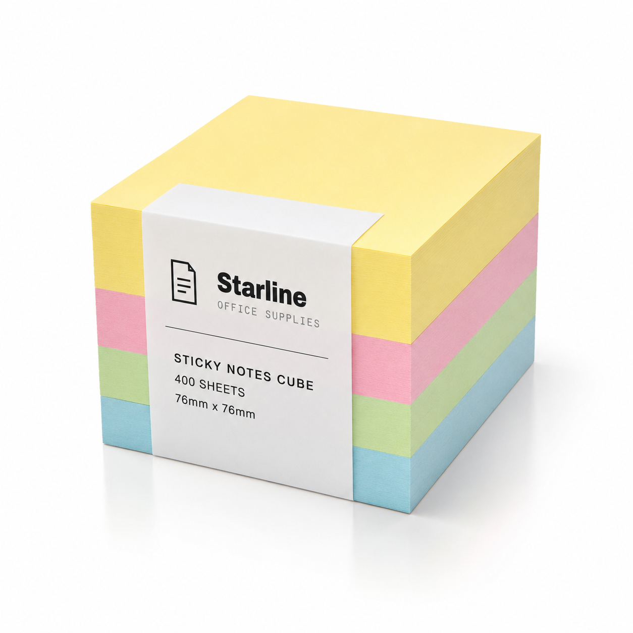 Premium Sticky Notes Cube 1pc